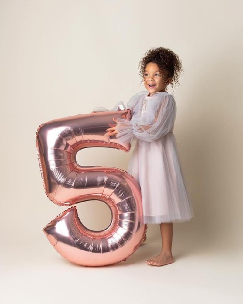 Regine Switzerland 40-Inch Rose Gold Number 15 Balloon - Perfect for 15th Birthday Celebrations & Photo Props