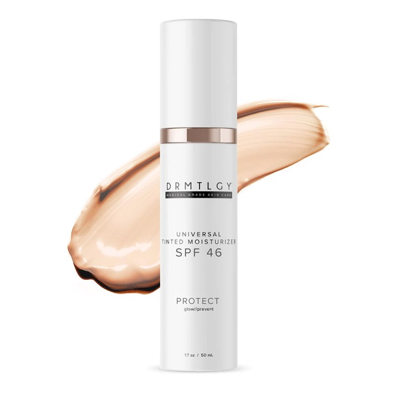 DRMTLGY Makeup Minimalist Duo SPF Bundle - Luminous Eye Corrector SPF 41 & Anti-Aging Tinted Moisturizer SPF 46 | Fair