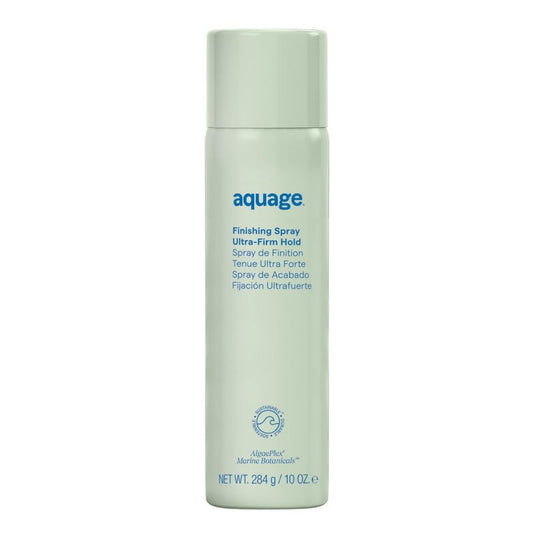 Aquage Finishing Hair Spray for Women & Men - Volumizing + Flexible Holding Spray for Shine and Long Lasting Style - Professional Hair Styling Products (10 oz)