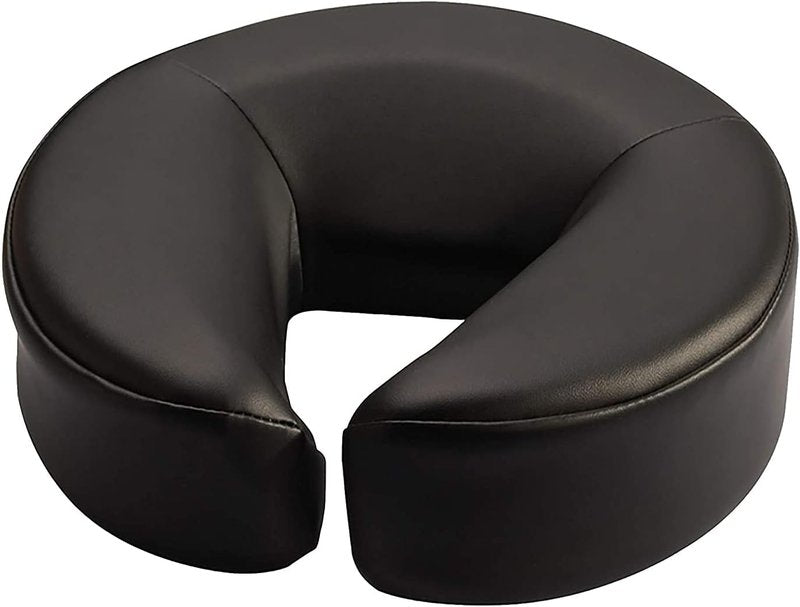 Universal Headrest Face Cushion - Massage Table & Chair Pillow | Black, 13 x 13 x 4 Inch