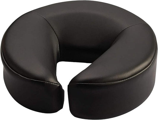 Universal Headrest Face Cushion - Massage Table & Chair Pillow | Black, 13 x 13 x 4 Inch