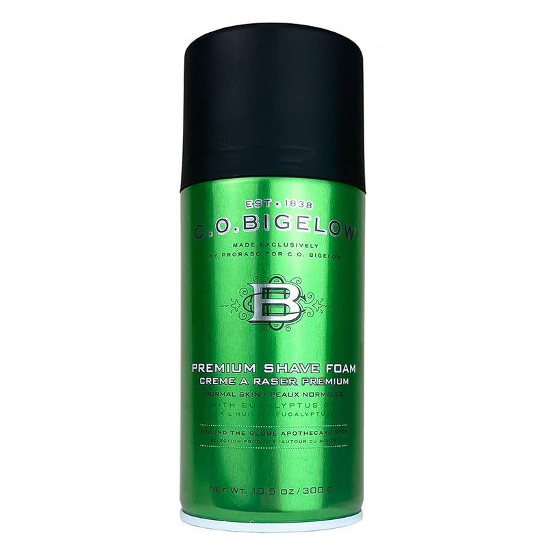 C.O. Bigelow Shaving Foam - Eucalyptus Oil Men's Shaving Cream | 5.2 oz for All Skin Types