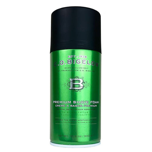 C.O. Bigelow Shaving Foam - Eucalyptus Oil Men's Shaving Cream | 5.2 oz for All Skin Types