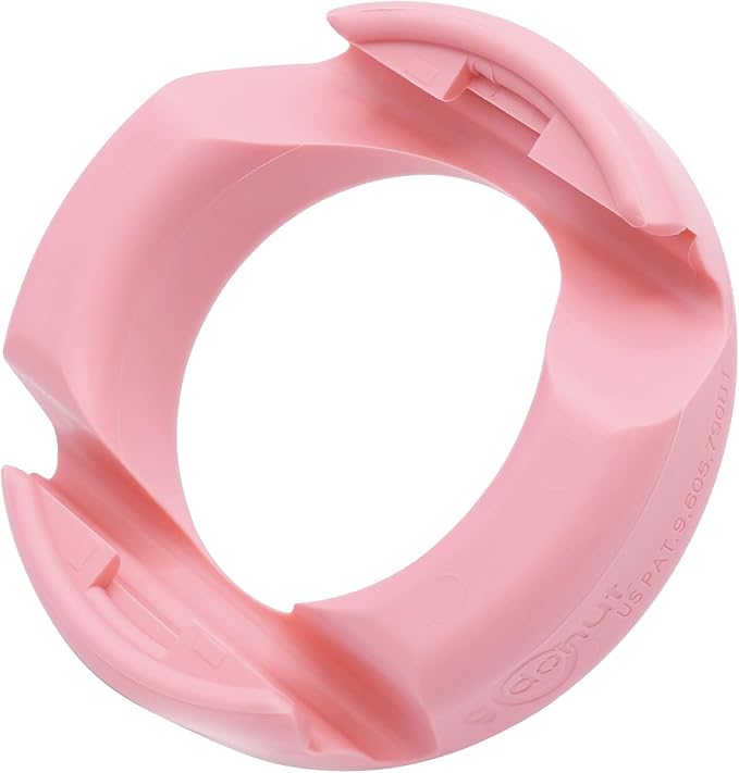 GoDonut Original – Phone and Tablet Stand – Compatible with Devices UP to 0.5" Thick Including Protective Cases - for use at Work, at Home, Travel and on-the-go - Pink - Made in USA
