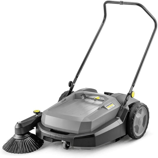 KÃ¤rcher Pro Walk Behind Outdoor Push Sweeper, KM 70/20 C, 1 Bristle Brush - 28" Working Width, 12 Gallon, Heavy Duty Broom - for Commercial Use in Warehouses, Workshops, and More