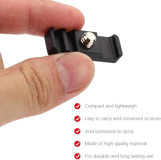Oumij1 Camera Cage Cable Clamp - Portable Cage Fitting Wire Clip - Accessories Fixed Clip - 1/4 Inch Universal Lightweight Mounting
