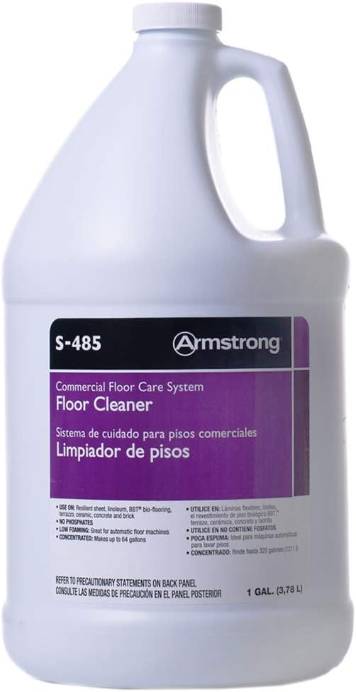 Armstrong Commercial S-485 Neutral No-Rinse Floor Cleaner 1 Gallon
