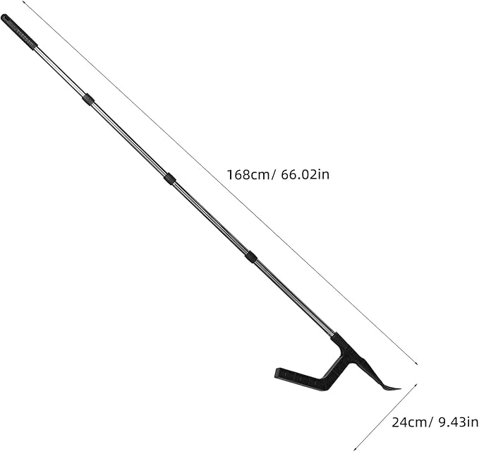 1 Set Gutter Cleaning Tools With Poles Roof Gutter Cleaner Scoop For Leaves And Debris Residential And Commercial Use Easy To Maintain Drainage Flow