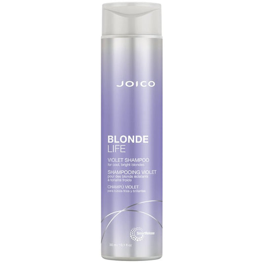 Joico Blonde Life Violet Shampoo | For Cool & Bright Blonde Hair | Neutralize Brassy Tones | Banish Yellow Tones | Boost Shine | Sulfate Free | With Monoi & Tamanu Oil | 10.1 Fl Oz