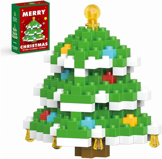 Skiennix Christmas Tree Figurines - Adorable Holiday Decor for Festive Celebrations