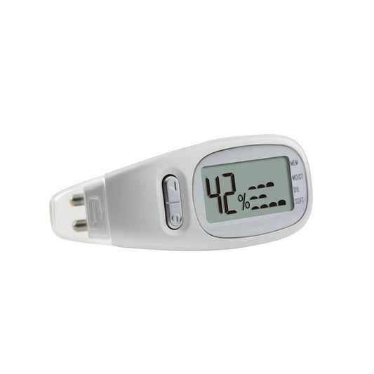 SHQYMBLT Portable digital facial moisture tester skin analyzer facial hydration corneometer skin hydration meter water oil tester for face skin care with backlight LCD display gifts for girls women