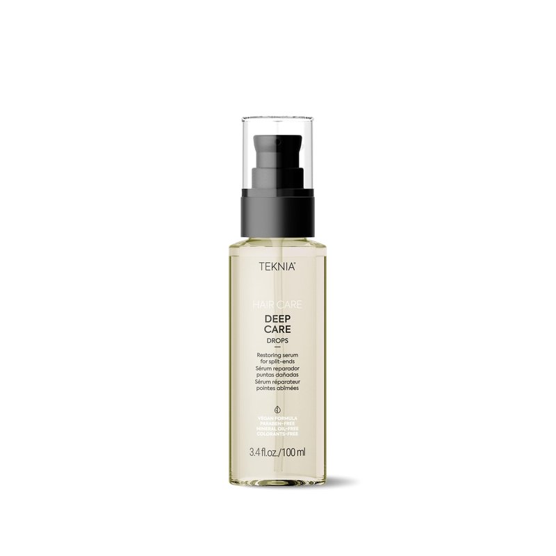 Lakmé Teknia Deep Care Hair Drops, Repairing Hair Serum for Damage, Split End Serum, 3.5 Fl Oz