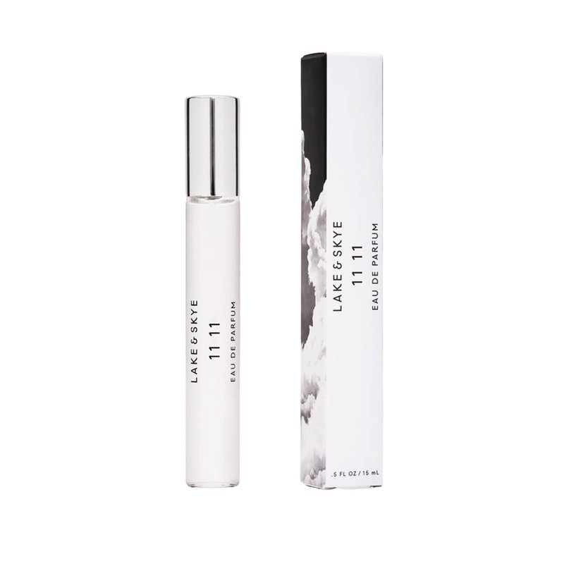 Lake & Skye 11 11 Eau de Parfum Travel Spray, Clean Skin Musk & White Amber Unisex Fragrance with Ozonic & Marine Notes, 0.5 fl oz (15 ml)