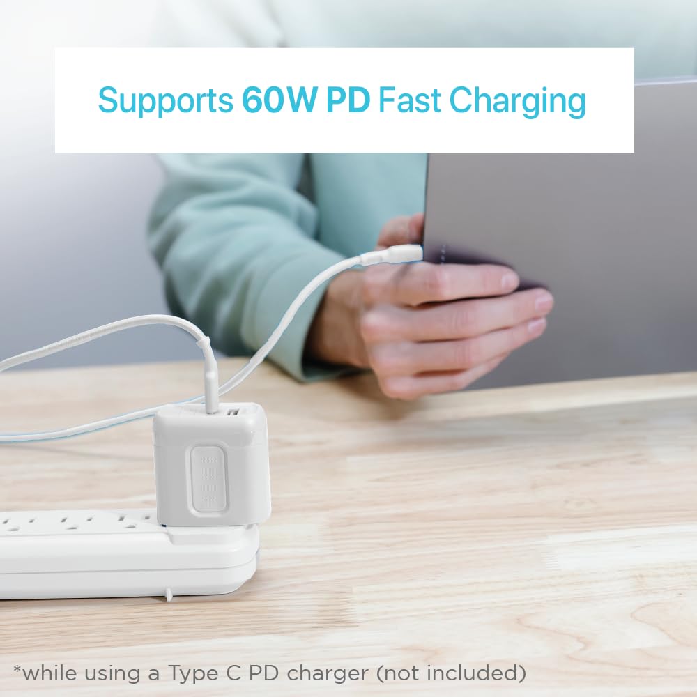 BLACK+DECKER USB C Multi Charging Cable, Fast Multi Charger Cable w/Adapter Braided 2in1 Multiple USB Cable, Universal Charging Cord w/Type C/USB Adapter for iPhone 17 16 15/Samsung/LG/Tablets/More