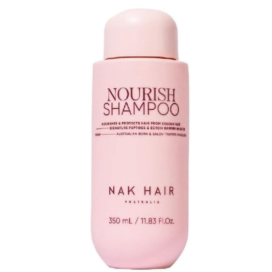 NAK Signature Nourish Color Protect Shampoo 350ml - Moisturizing, Sulfate-Free Formula for Dry, Color-Treated Hair with Peptides & Coconut Oil