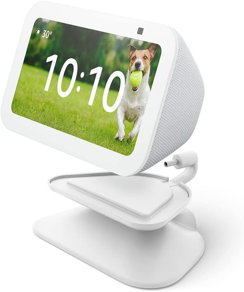 Echo Show 5 (3rd Gen) Adjustable Stand - USB-C Charging Port | Charcoal Color