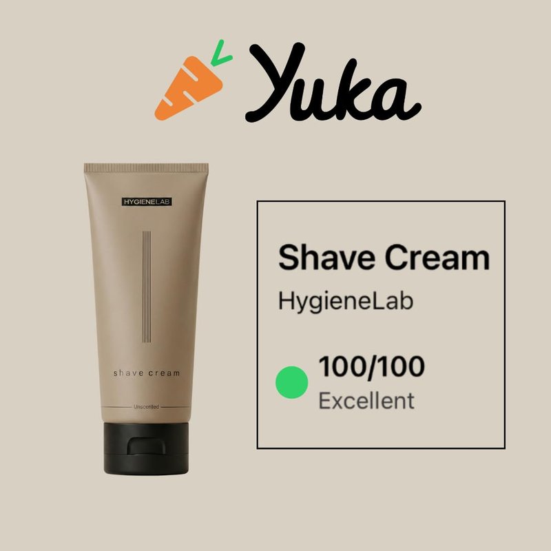 HygieneLab Shaving Cream - Fragrance-Free, Non-Toxic Aloe Vera & Shea Butter Formula for Sensitive Skin | 6.76 oz