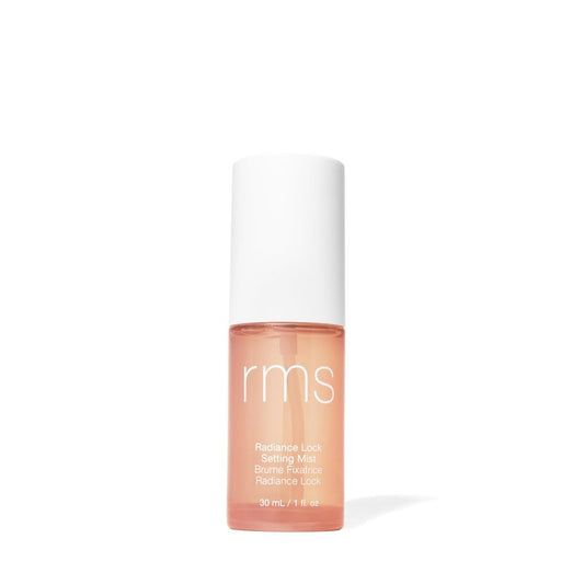RMS Beauty Radiance Lock Setting Mist - Hydrating Alcohol-Free Makeup Spray - Dewy Glow Finish with Niacinamide & Hyaluronic Acid - 2.0 fl oz