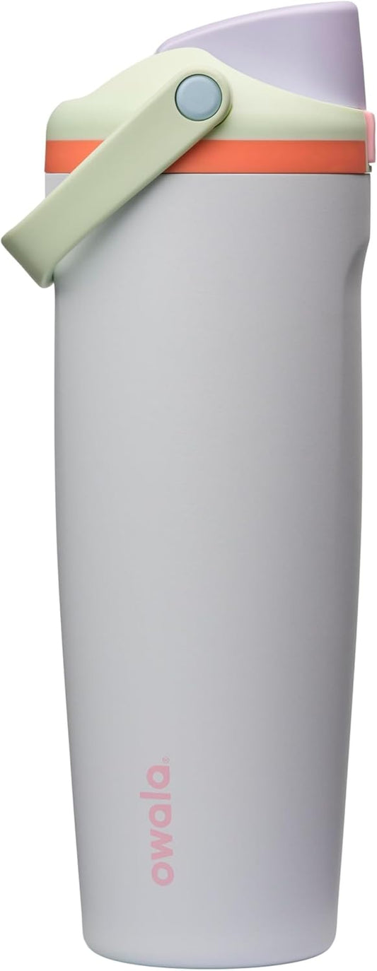 Owala FreeSip Sway Insulated Stainless Steel Water Bottle - 30oz with Two-Way Spout & Built-In Straw | Travel, Sports & School Ready