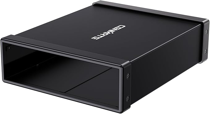 5.25" Blu-Ray/CD/DVD SATA Drive Enclosure with USB A/C 3.0,5.25 Drive Enclosure with 3 USB-A Ports,Optical Drive Enclosure fit any drive depth up to 171mm,Aluminum Alloy(Optical Drive not Included)