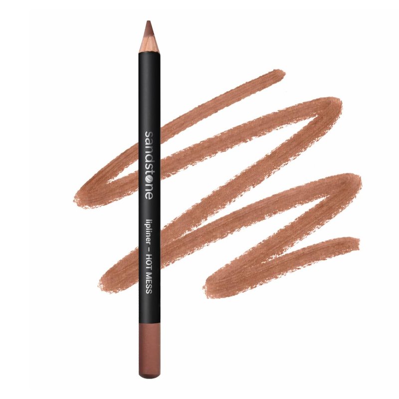 Sandstone Hypoallergenic Lip Liner Pencil | Smooth, Long-Lasting, Vegan Formula – Classic Nude for Sensitive Lips