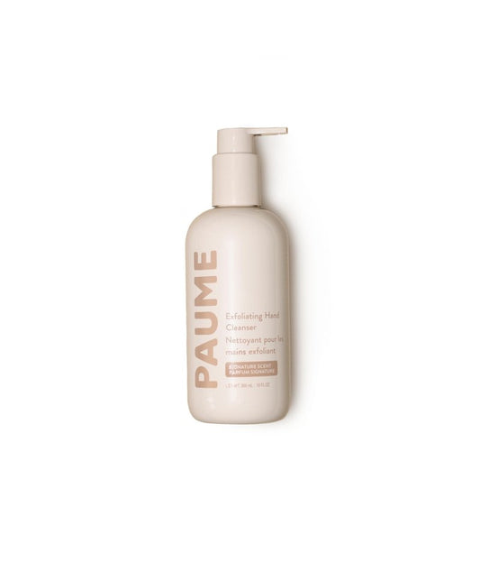 PAUME Exfoliating Hand Cleanser, Silicon Free, Paraben Free, Vegan, Exfoliating Soap with Essential Oils, Hydrating Hand Soap for Gentle Cleanse, 10 Fl Oz