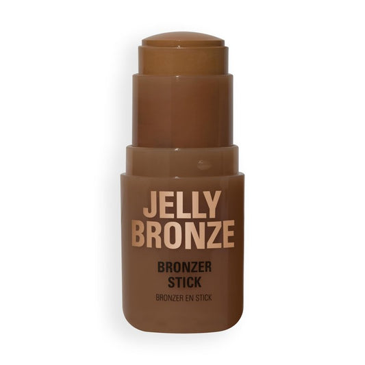 Revolution, Jelly Bronzer Tint Stick, Sheer Liquid Gel Bronzing Makeup for a Sun-Kissed Glow to Cheeks, Vegan & Cruelty-Free, Medium Sunset, 0.28 oz