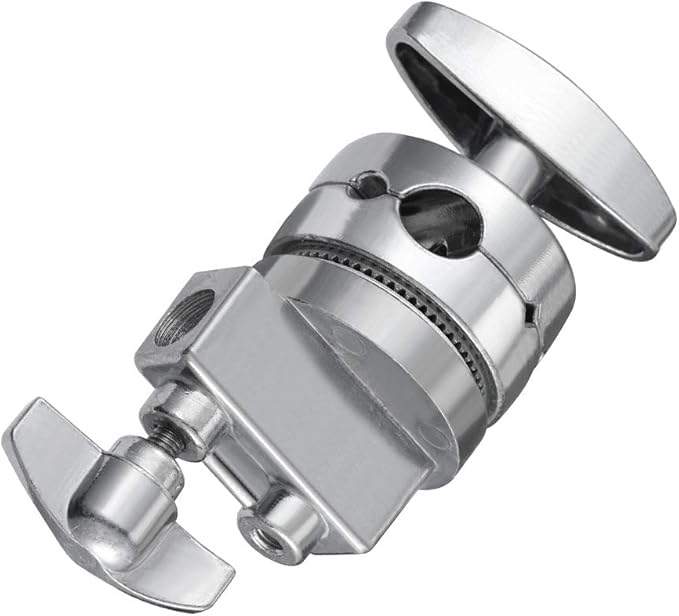 SUPON Aluminum Alloy Multi Functional Heavy Duty 2.5 inch Grip Head Swivel Head Clamp Holder Bracket Adapter with 1/2",1/4",3/8", 5/8" Mount for Light Stand, Extension Boom Arm,Photographic Equipment