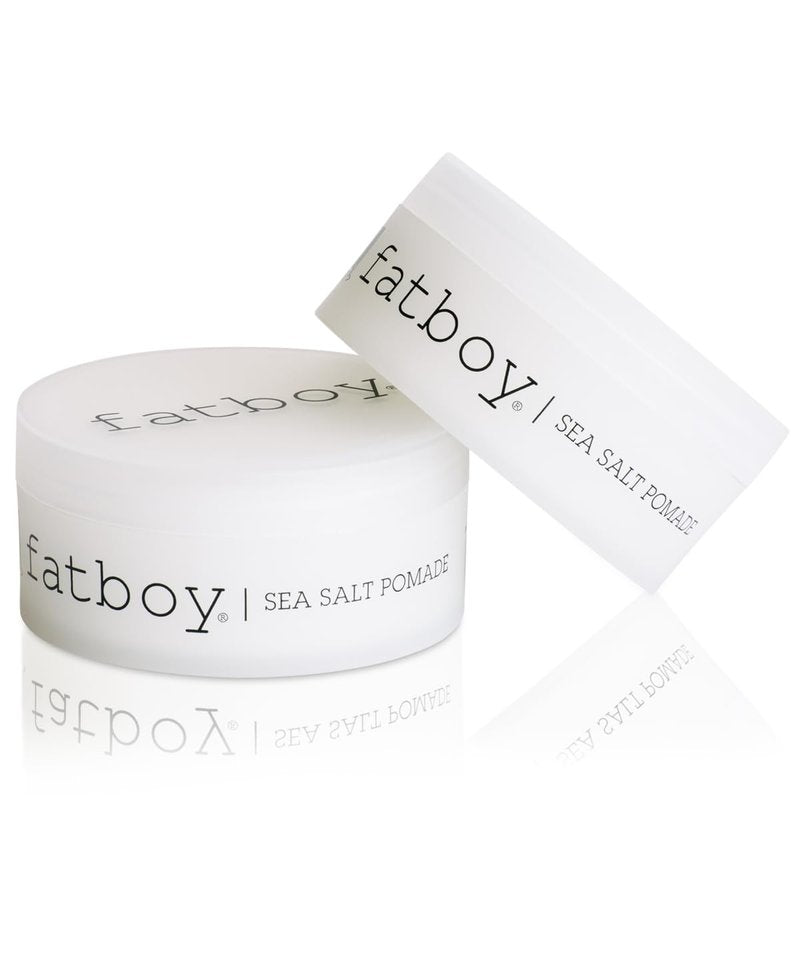 Fatboy Sea Salt Hair Pomade - Lightweight Hold for Tousled Beach Waves | Paraben-Free, 2.6 Oz