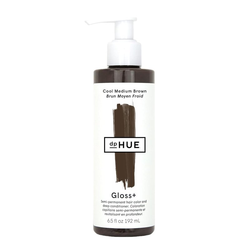 dpHUE Gloss+ | Cool Medium Brown Hair Color Treatment - Boosts Fading & Refreshes Color - 8-12 Applications