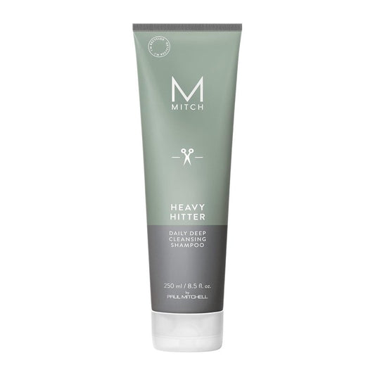 Mitch Heavy Hitter Daily Deep Cleansing Shampoo for Men | All Hair Types, 10.1 oz