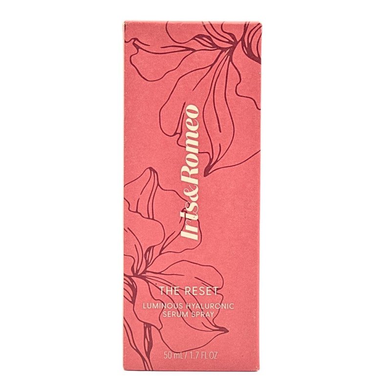 IRIS&ROMEO Mini The Reset 3-in-1 Face Mist 1.7 oz Hydrating Serum Spray with Hyaluronic Acid & Niacinamide, Glow-Boosting Skincare Mist
