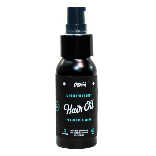 O'Douds Lightweight Hair Oil - Adds Gloss, Shine & Luster with Frizz Control - For Fine, Thin & Naturally Greasy Hair - Eucalyptus & Sage Scent, 2oz.