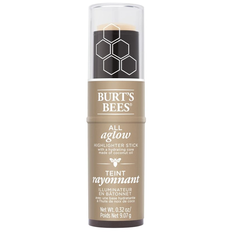 Burts Bees 100% Natural All Aglow Highlighter Stick, Opal Mist - 0.3 Ounce