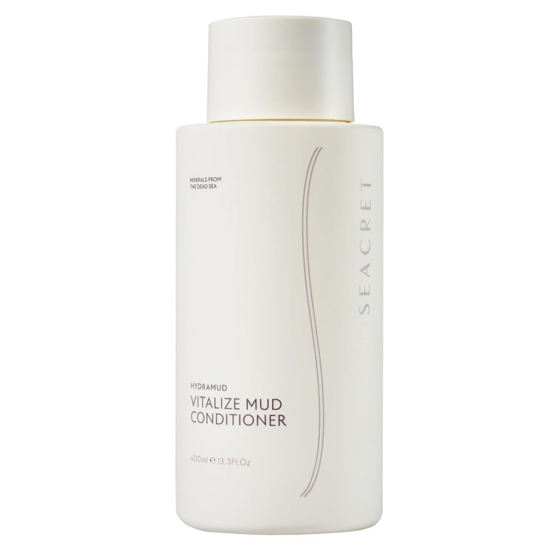 SEACRET Dead Sea Mud Conditioner - Moisturizing Hair Conditioner for Dry Damaged Hair with Argan Oil & Niacinamide, Sulfate Free, Paraben Free, Silicone Free, Shea Butter, 13.3 Fl Oz