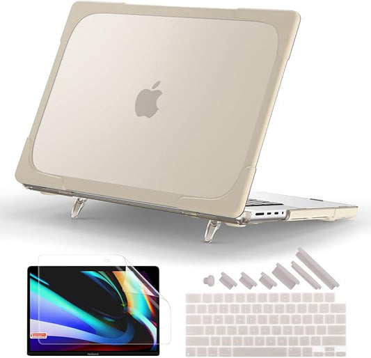 Batianda FlexStand Case for MacBook Pro 16 inch M5 M4 M3 M2 Pro Max, Khaki