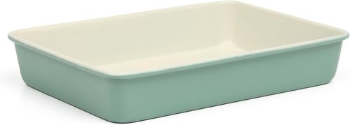 Martha Stewart Gallen Nonstick Carbon Steel Baking Pan - 13 x 9 Inch, Teal, Durable Bakeware for Easy Release