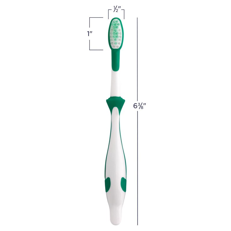 Practicon SmileGoods Y261 Child Toothbrush, Soft, w/ Dolphin Grip, Individually Packaged Toothbrushes, Assorted Colors, Bulk Pack of 72