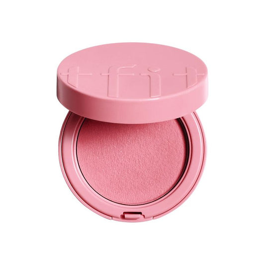 TFIT Fluffy Velvet Cushion Blush for Korean Dewy Glow | Buildable, Blendable Cream Texture | Mini Pink Blush for Cheeks | Tar Pigment Free (P02 Bloom Pink, 0.1 Oz | 4g)