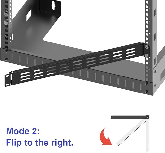 QiaoYoubang 1U Hinged Vented Rack Mount Blank Panel Spacer for 19in Server Rack or Network Cabinet (1U Vented Blank Panel)