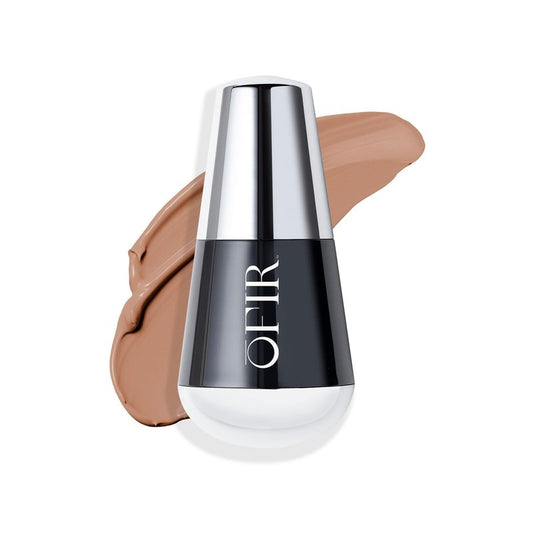OFIR Skin Satin Foundation - Lightweight Vegan Formula with Blue Light Protection | Medium Coverage, 1 FL OZ (Almond - Medium Neutral)