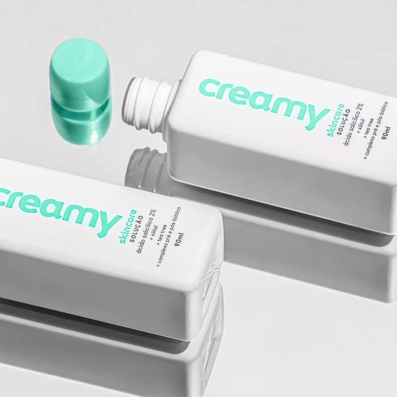 Creamy Salicylic Acid Toner | Anti-Acne Solution for Clear Skin | Effectively unclogs pores | Microbiota-Balancing Complex | Formulated for Sensitive Skin 3 Fl oz