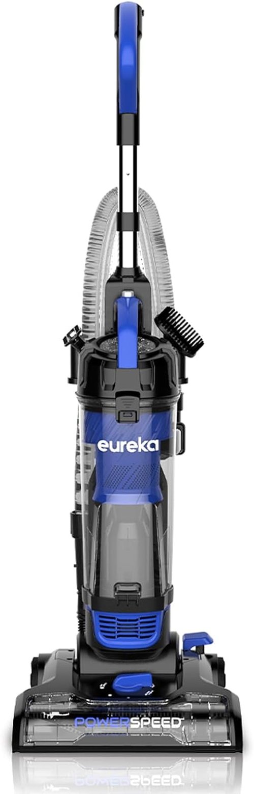 Eureka Powerful Lightweight Upright Vacuum Cleaner - Ideal for Carpet & Hard Floors | Blue & Black