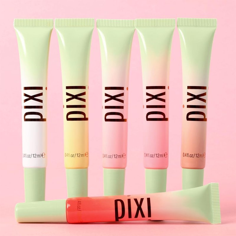 Pixi Beauty LipTone pH Reactive Lip Gloss in SnowPearl | Color Changing Tinted Lip Balm with Rosehip Oil & Shea Butter | Non-Sticky Mirror-Shine Finish | 0.4 fl oz