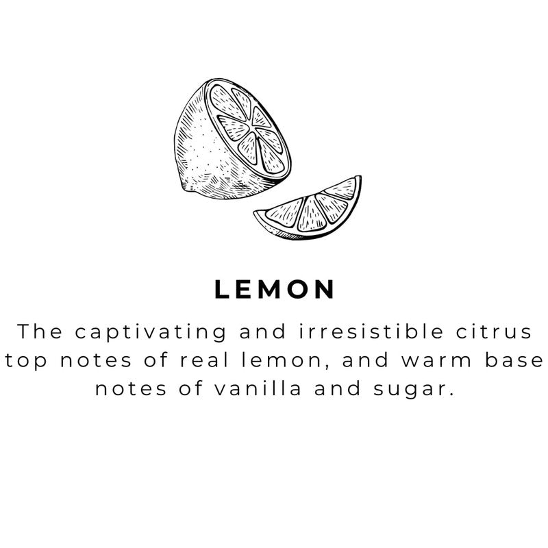 Lemon Scented Natural Hand Soap - Moisturizing Vegan Soap with Amber Glass Dispenser | 16 Fl Oz