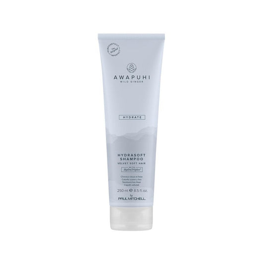 Awapuhi Wild Ginger by Paul Mitchell HydraSoft Shampoo, For Velvety Soft Hair, Ideal For All Hair Types, Especially Dry + Frizzy Hair, 8.5 fl. oz