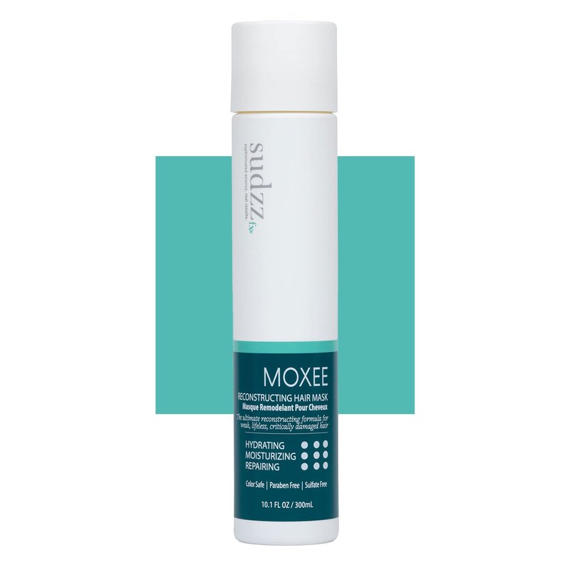 SUDZZFX Moxee Reconstructing - Hydrating Hair Mask - Deep Conditioner for Dry Damaged Hair Care - Provides Nourishment and Restores Weak, lifeless, Critically Damaged Hair 10.1 Fl Oz