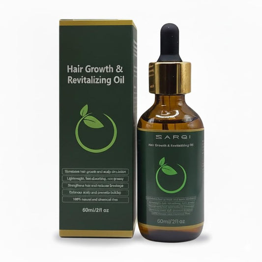 Hair growth Oil 100% Natural Lightweight Serum with Jojoba, Fractionated Coconut, Grapeseed, Argan, Vitamin E, Rosemary, Peppermint, Lavender, for Nourished Hair growth & Scalp Health