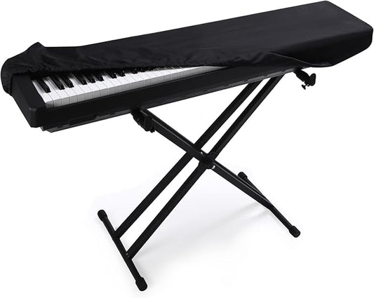 YNester 88 Keys Piano Keyboard Dust Cover -Adjustable Protective Covers Dust & Dirt Proof, Full Cover Elastic Cord Lock Easy Installation for Yamaha, Casio, RockJam,Alesis Digital Pianos