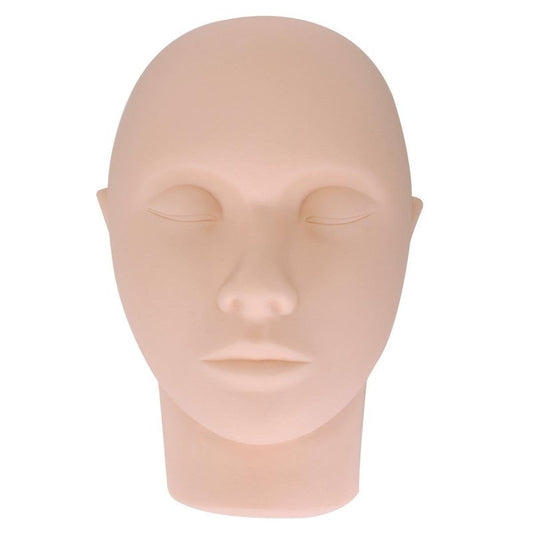 YIMART 1pcs Professional 23cm Mannequin Training Head Cosmetology Eyelash Eye Extension Practice